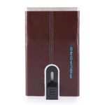 Piquadro Compact Wallet Blue Square Mahonagy fotografia produsului