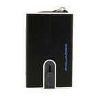 Piquadro Wallet Blue Square Male Balck fotografia produsului
