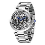 Ceas barbatesc Benyar Mecanic Automatic Skeleton Analog Otel fotografia produsului