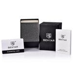 Ceas barbatesc Benyar Mecanic Automatic Skeleton Analog Otel fotografia produsului View 6 S