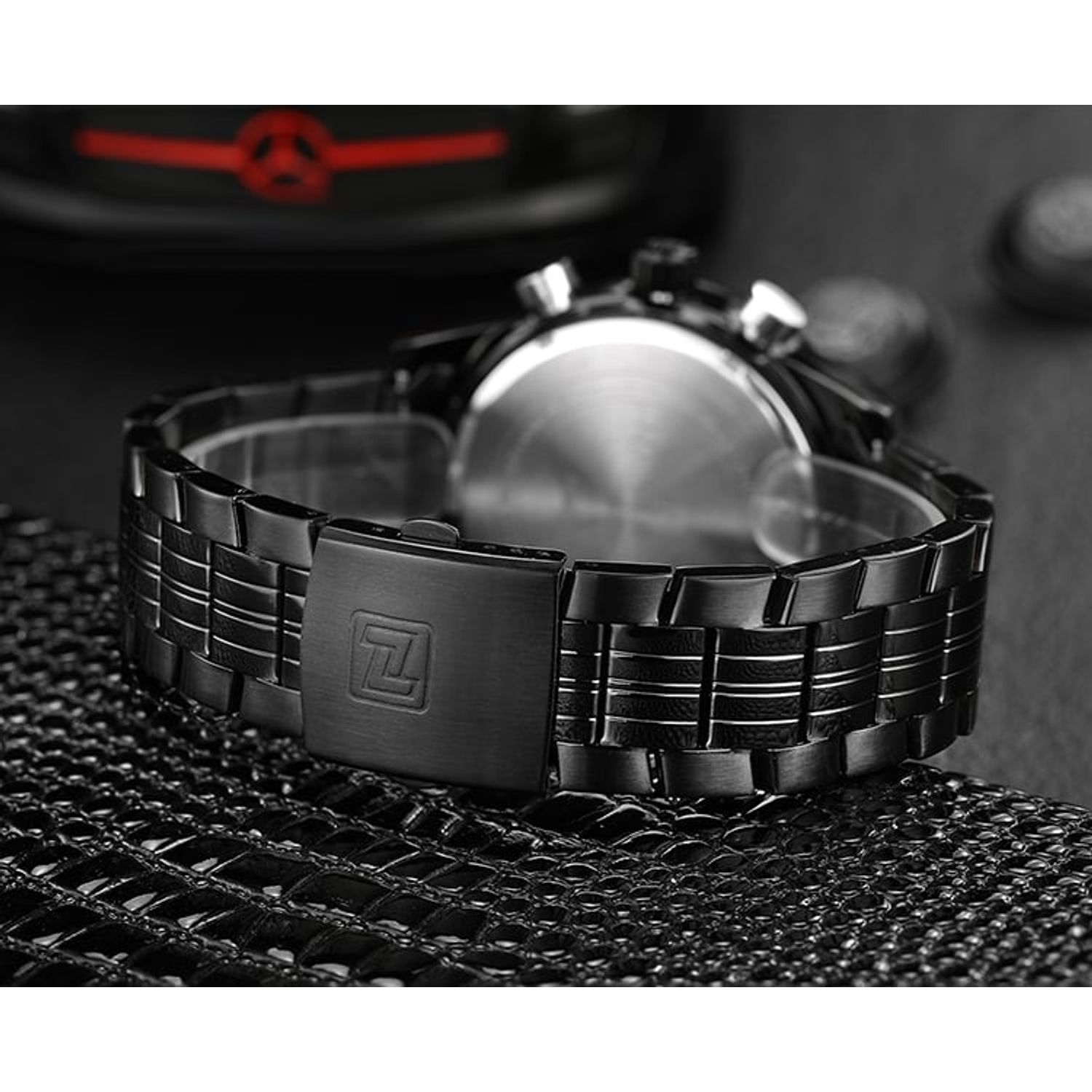 Ceas barbatesc, NaviForce 9024 Negru fotografia produsului View 2 L
