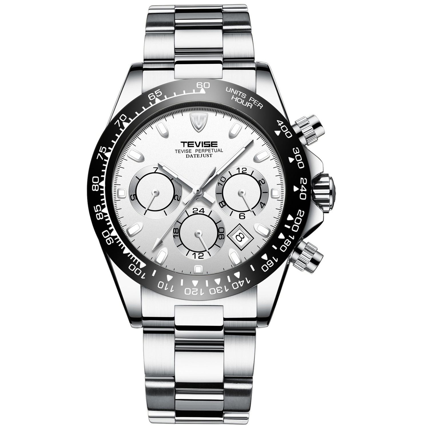 Ceas de mana barbatesc Tevise Mecanic Automatic Elegant Business Luxury fotografia produsului