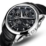 Ceas barbatesc Mecanic Automatic Carnival  Luxury Business Curea din piele fotografia produsului View 5 S
