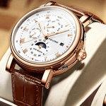 Ceas de mana barbatesc Tevise Mecanic Automatic Self Wind Elegant Luxury Clasic fotografia produsului View 2 S