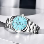 Ceas barbatesc Benyar Mecanic Automatic Clasic Elegant Afisaj Analog fotografia produsului View 3 S
