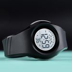 Ceas copii Skmei, Sport, Rezistent la apa, 5 ATM, Alarma, Lumina de fundal, Cronometru, Calendar, Digital, Negru fotografia produsului View 3 S