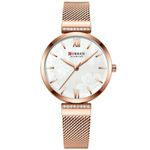 Ceas dama Curren, Quartz, Analog, Otel inoxidabil, Elegant, Auriu/alb fotografia produsului