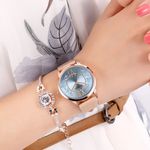 Ceas dama Curren, Cifre romane, Afisaj analog, Mecanism Quartz, Elegant, Curea din piele, Crem fotografia produsului View 4 S