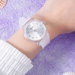 Ceas dama, Skmei, Afisare ora, Quartz, Analog, Casual, Alb fotografia produsului View 3 S