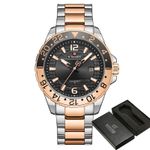 Ceas barbatesc de mana Naviforce Elegant Luxury Analog Quartz Business fotografia produsului View 2 S