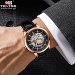 Ceas de mana barbatesc Tevise Mecanic Automatic Elegant Luxury Clasic Self Wind fotografia produsului View 3 S