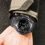 Ceas barbatesc Smael Digital Casual Sport Alarma Rezistent la apa fotografia produsului View 4 S