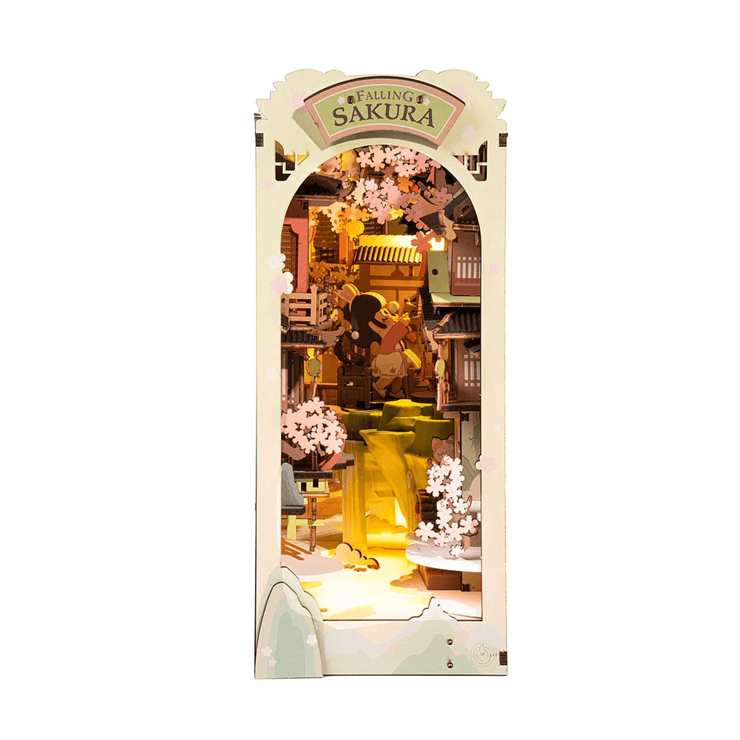 Puzzle 3D, Cotor de carte Falling Sakura, RoLife, 240 piese fotografia produsului