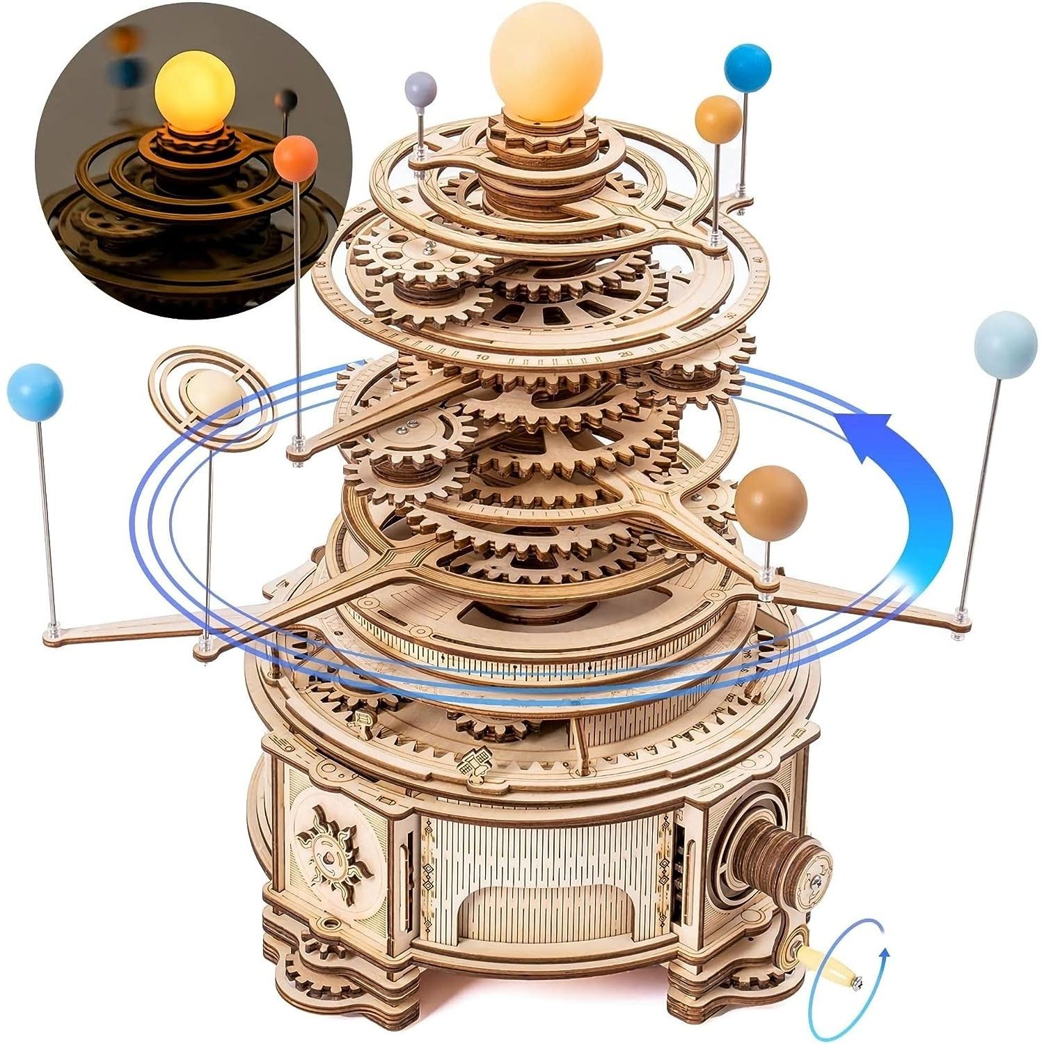 Puzzle 3D, Planetariu, ROKR, Lemn, 316 piese fotografia produsului View 2 L