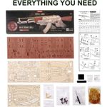 Puzzle 3D, Mitraliera AK-47, ROKR, Lemn, 315 piese fotografia produsului View 6 S