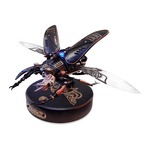 Puzzle 3D mecanic, Carabus bionic, ROKR, metal si plastic, 115 piese fotografia produsului