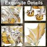 Puzzle 3D Piececool, Dragonul Glorystrom, Metal, 155 piese fotografia produsului View 3 S