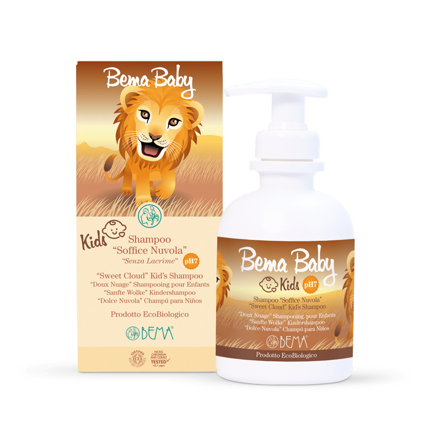 Șampon Bema Baby Sweet Cloud No Tears pH 7 fotografia produsului