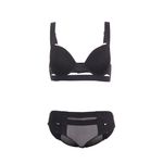 Sutien cu burete Angelina Black 80 B fotografia produsului View 5 S