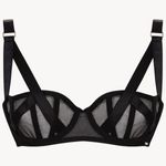 Sutien cu armatura Karolina Black 85 C fotografia produsului View 3 S