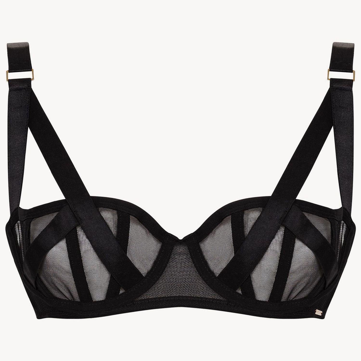 Sutien cu armatura Karolina Black 75 C fotografia produsului View 3 L
