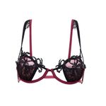 Sutien cu armatura Dina Cordovan Black 75 B fotografia produsului View 5 S