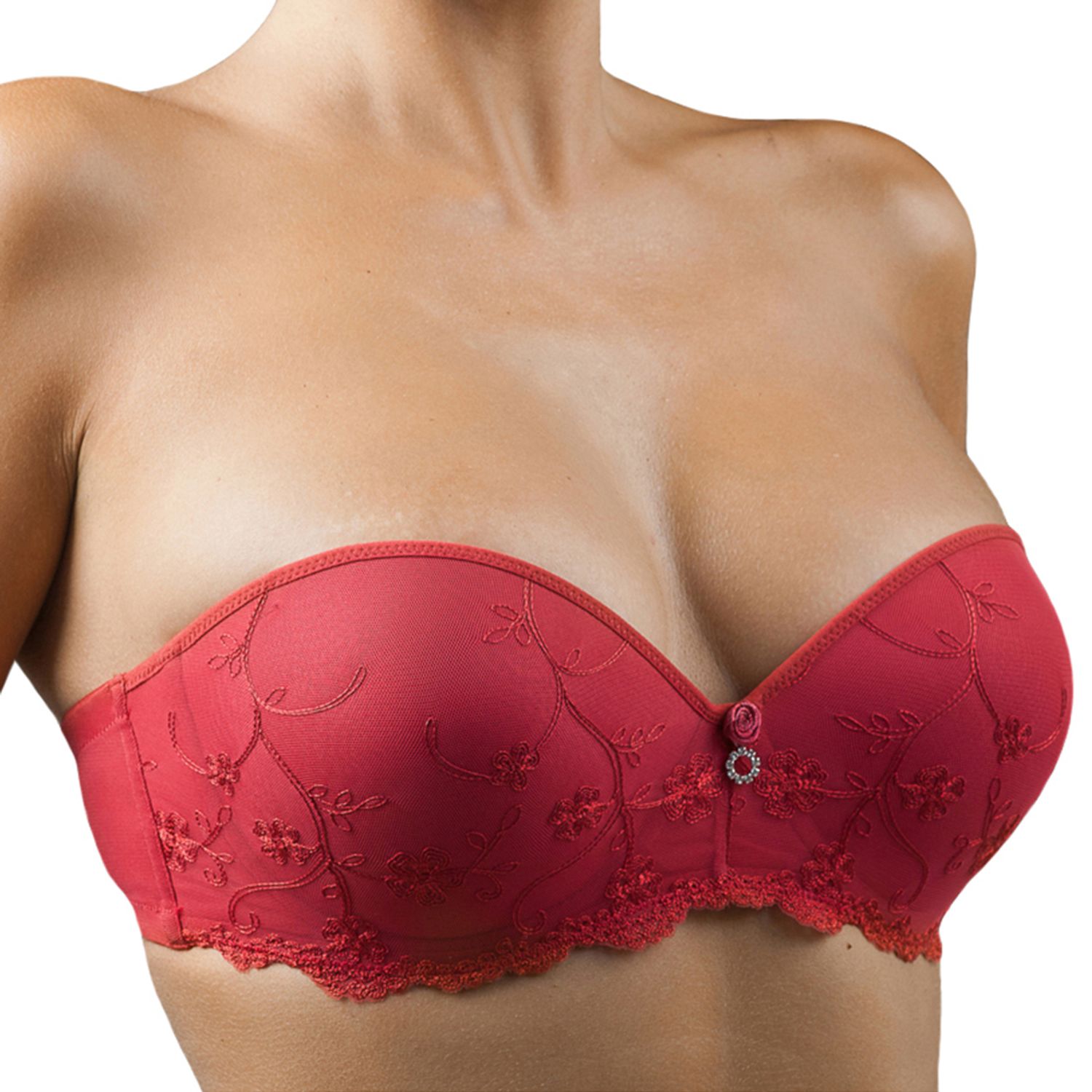 Sutien cu push-up Grace-C Rojo 85 C fotografia produsului