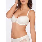 Sutien cu push-up din dantela Brigitte-B Marfil 90 B fotografia produsului View 2 S