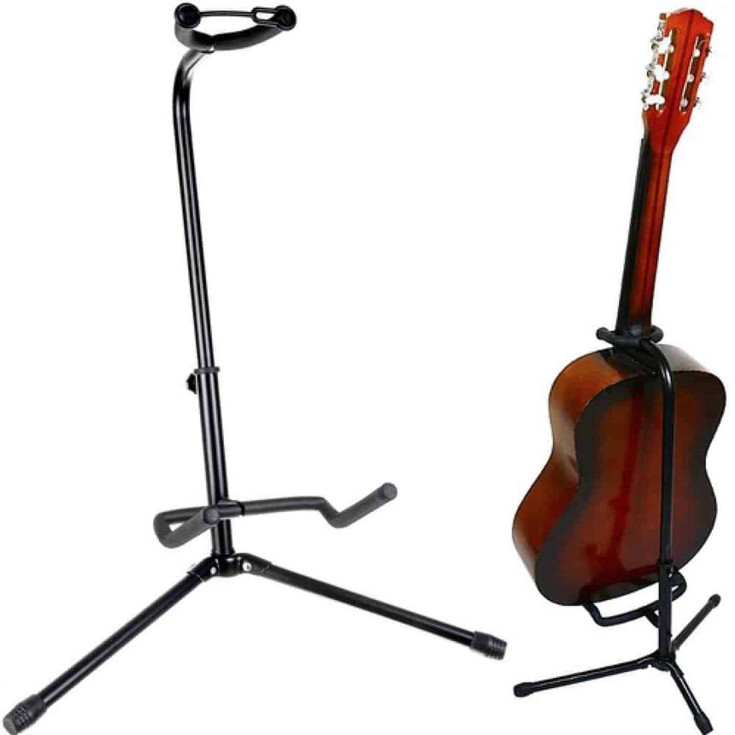 Stativ pentru chitara, inaltime reglabila 63-77 cm, cu spuma pentru protectie chitara fotografia produsului View 4 L