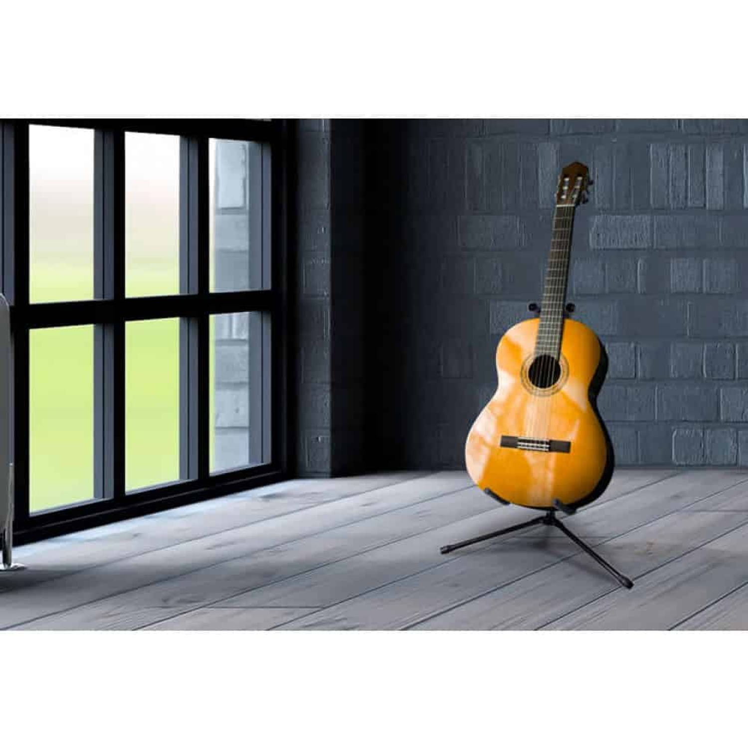 Stativ pentru chitara, inaltime reglabila 63-77 cm, cu spuma pentru protectie chitara fotografia produsului View 7 L