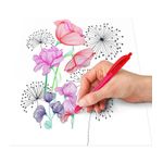 Pix cu bilă, retractabil, Staedtler, 4230 M Roșu fotografia produsului View 3 S