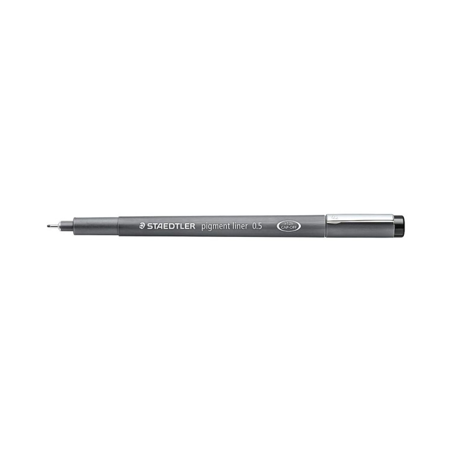 Pigment liner 0.5mm Staedtler 308-05 Negru fotografia produsului