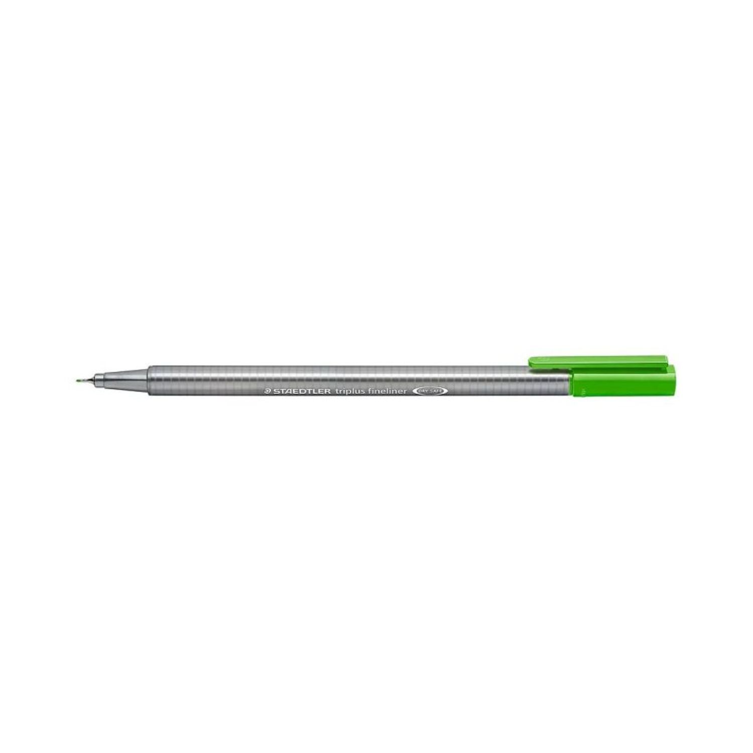 Fineliner triplus 0.3mm Staedtler 334 Verde deschis fotografia produsului