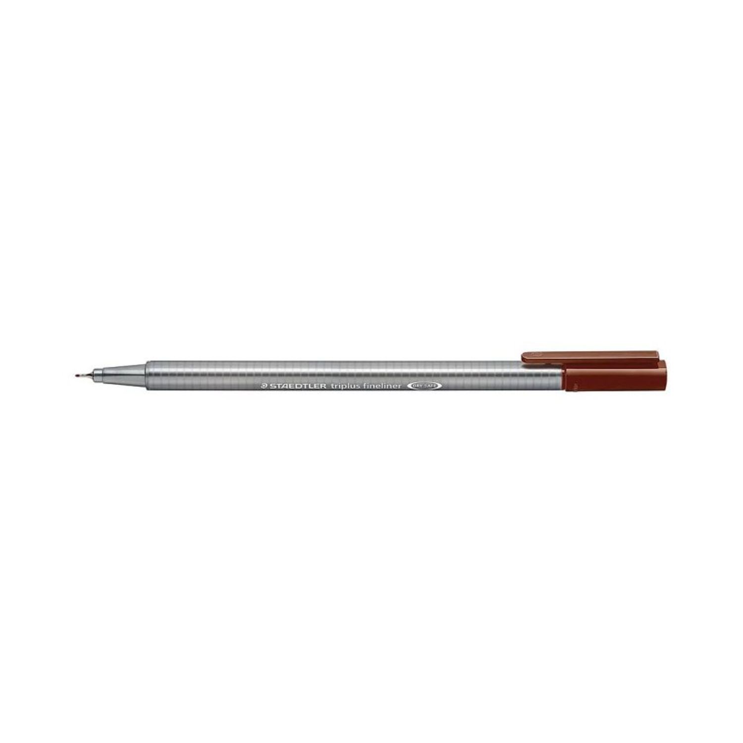 Fineliner triplus 0.3mm Staedtler 334 Maron fotografia produsului