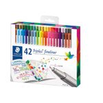 Set 42 finelinere asortate Triplus Staedtler 0,3mm 334-C42 fotografia produsului