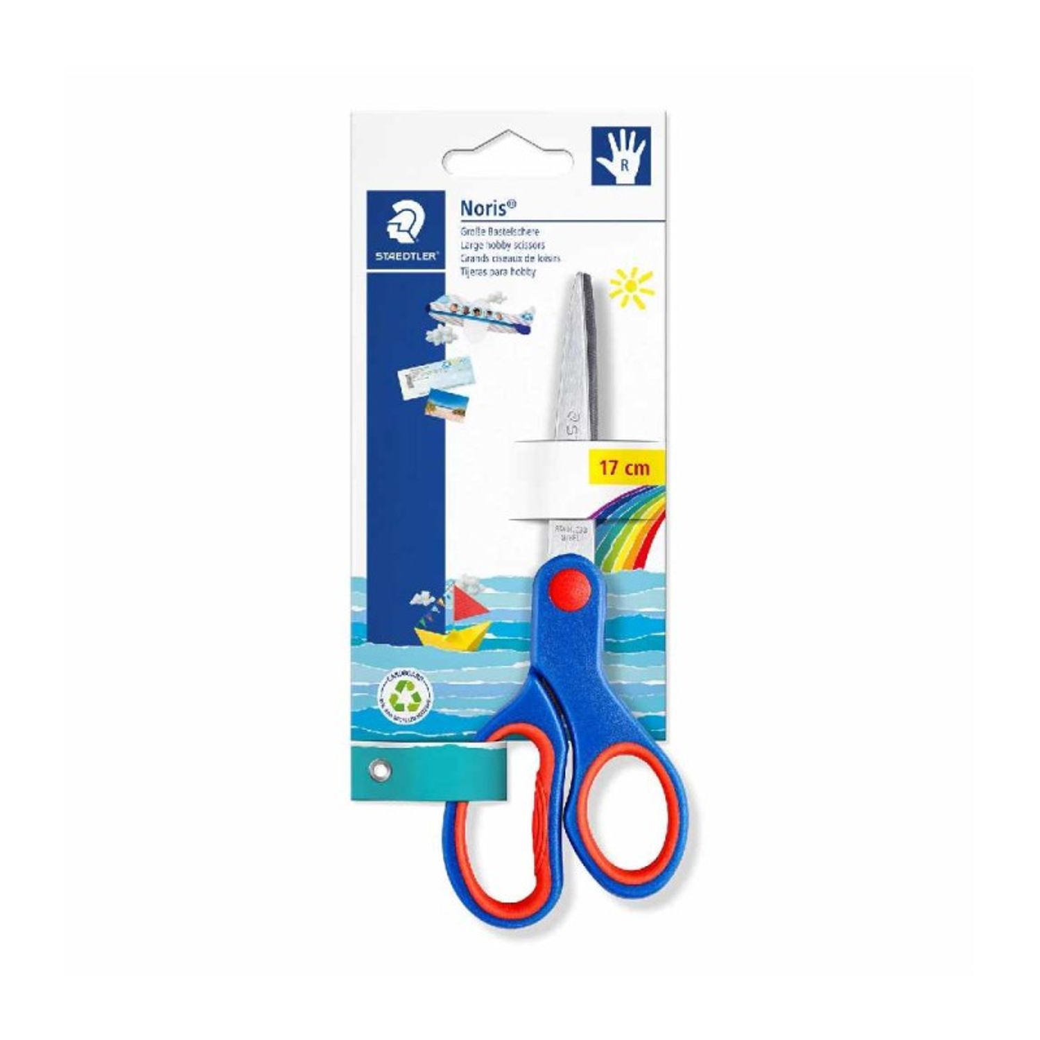 Foarfecă inox și plastic, Staedtler Noris, 17 cm fotografia produsului
