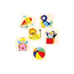 Set semne educative din lemn 25 piese diverse imagini interactive fotografia produsului View 3 S