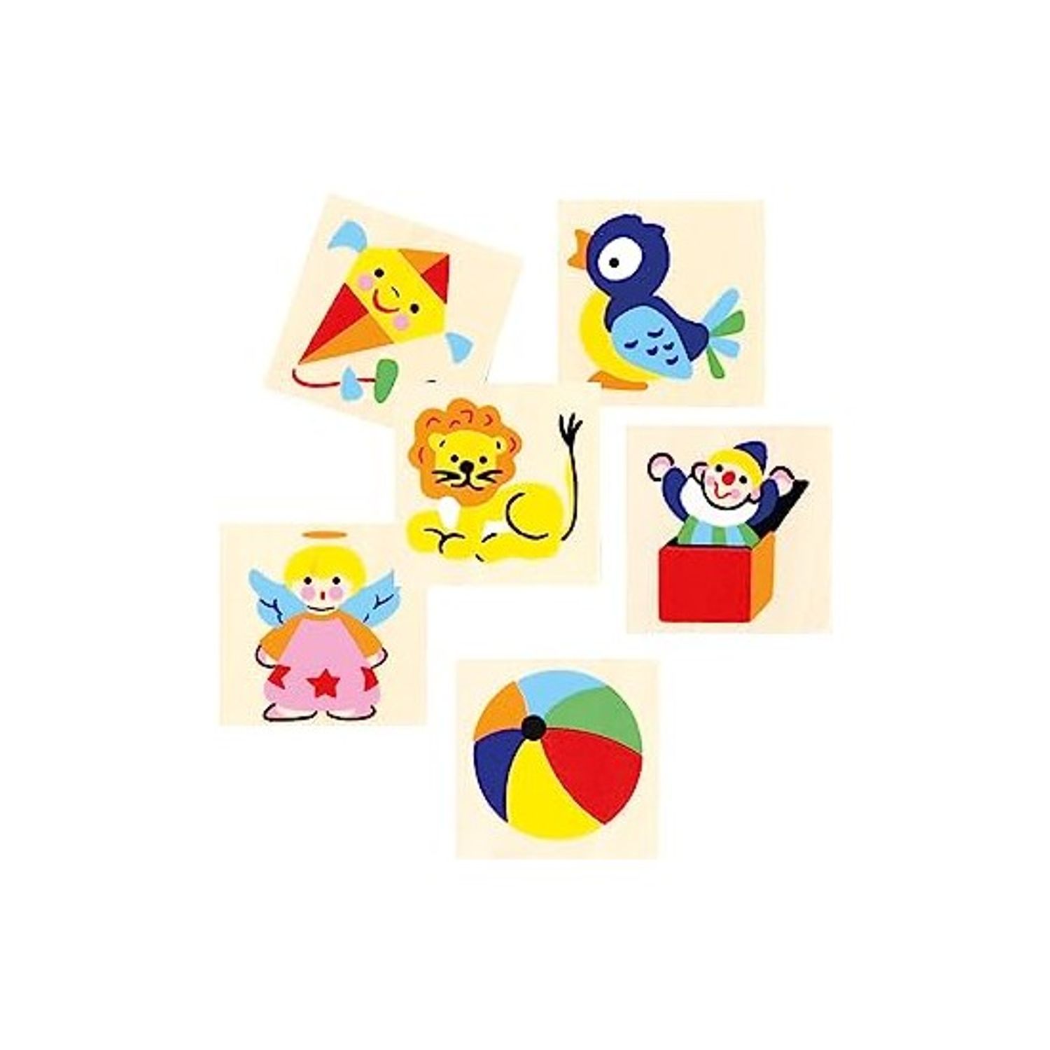 Set semne educative din lemn 25 piese diverse imagini interactive fotografia produsului View 3 L