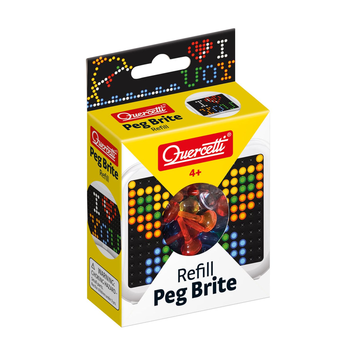 Rezerve pentru Mozaic Pegs Brite Refil 180 elemente Quercetti fotografia produsului
