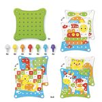 Set de joc creativ mozaic Jumbo Peggy Evo 41 elemente Quercetti fotografia produsului View 2 S