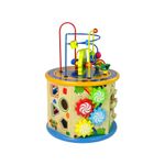 Jucarie din lemn, multifunctionala, Cub educativ fotografia produsului