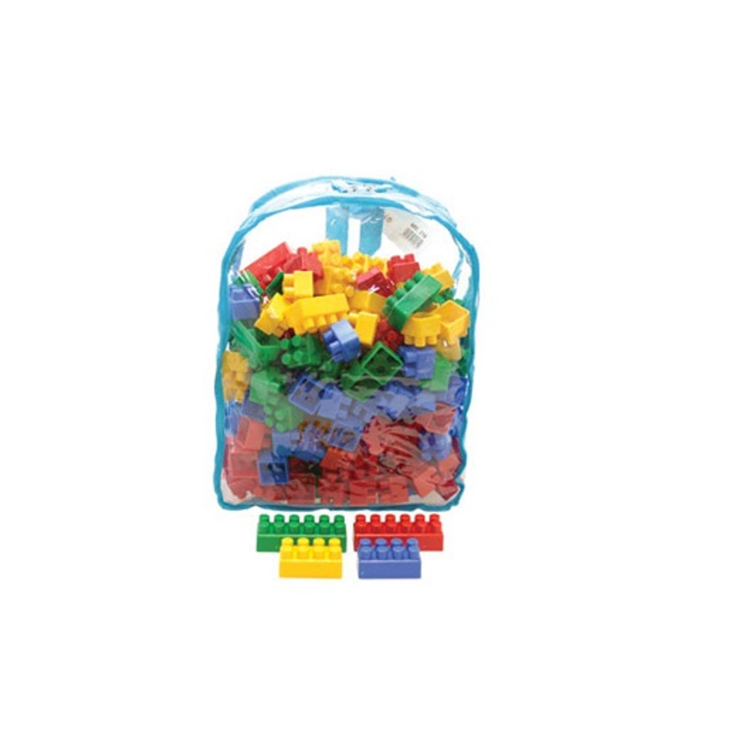 Set blocuri de construit in rucsac, multicolor, 218 piese fotografia produsului