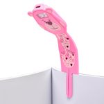 Semn de carte flexibil Ursulet cu lumina Flexilight Rechargeable, USB, roz fotografia produsului View 4 S