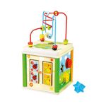 Cub din lemn multifunctional cu activitati fotografia produsului