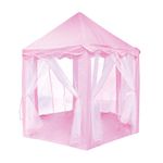 Cort Castel cu perdele, roz, 120x140x140 cm fotografia produsului