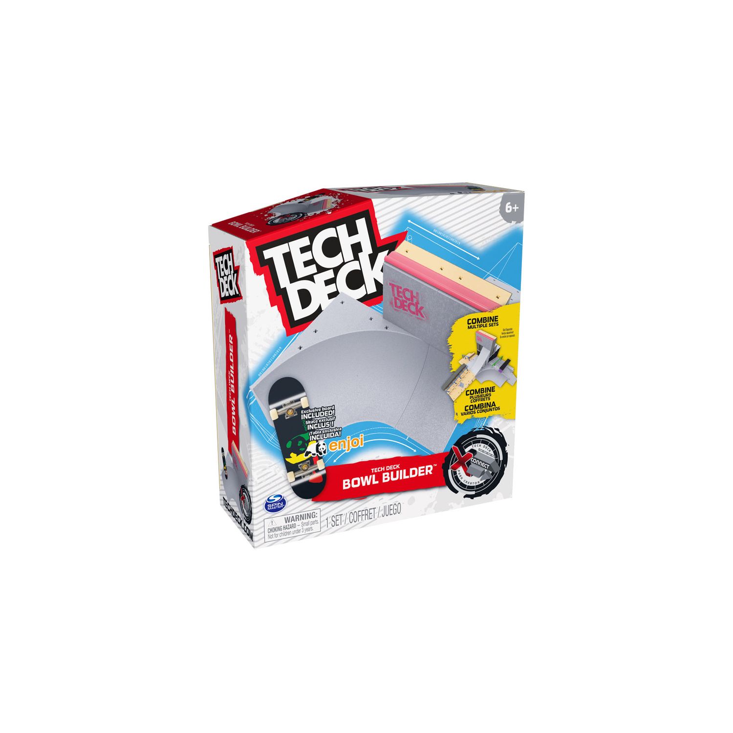 Set cu mini sketboard Tech Deck Bowl Builder fotografia produsului View 3 L