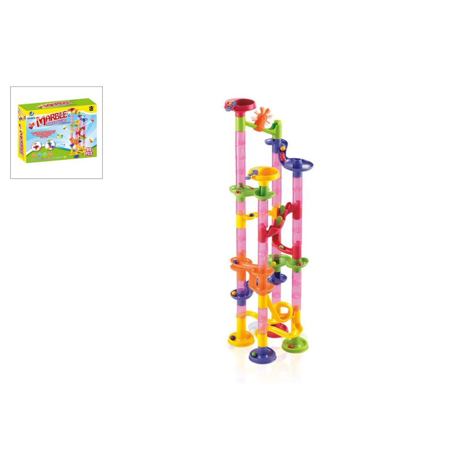 Joc pista Marble racing track deluxe 80 elemente fotografia produsului View 2 L