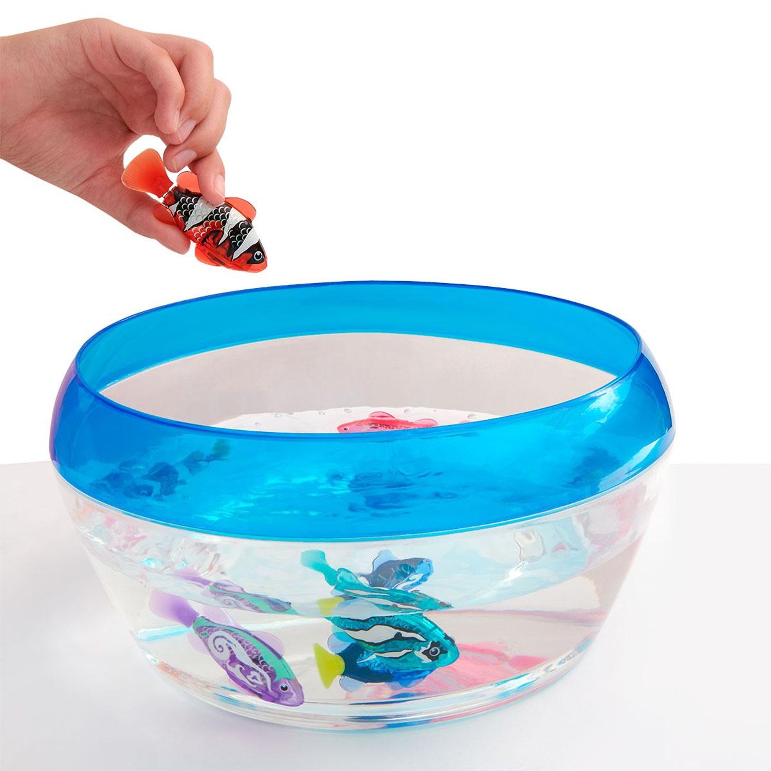 Jucarie Peste inotator&minus;interactiv Zuru Robo Alive oranj, 7 cm fotografia produsului View 3 L