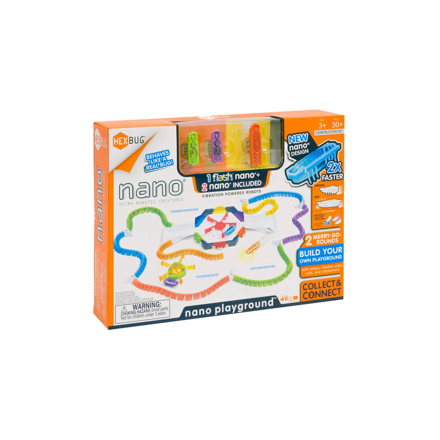 Set de joaca Pista cu 8 segmente si 3 insecte Hexbug Nano fotografia produsului