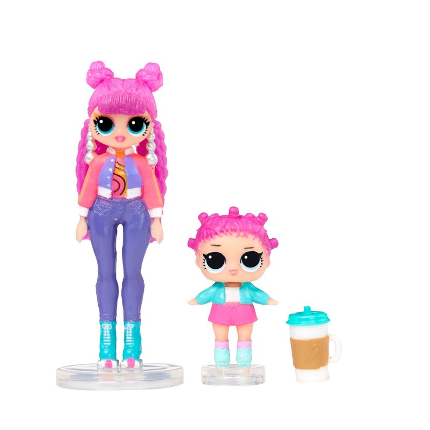 Set cu 2 mini papusi LOL Surprise! seria Miniature Collection fotografia produsului View 4 L